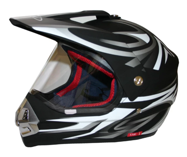 Moto přilba WORKER V340 - černý grafit
