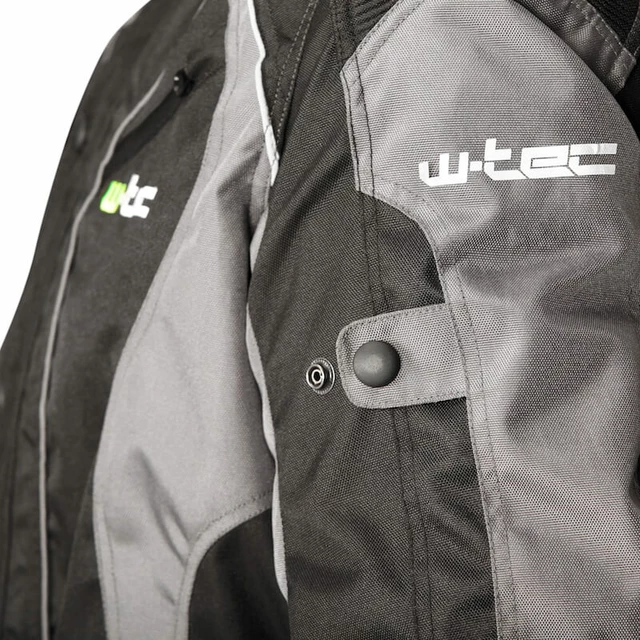 Moto bunda W-TEC Valcano - černo-šedá, 4XL