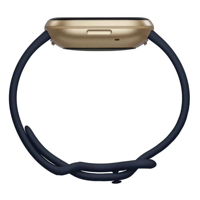 Chytré hodinky Fitbit Versa 3 Midnight/Soft Gold Aluminum