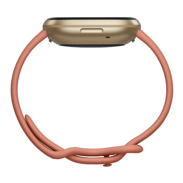 Chytré hodinky Fitbit Versa 3 Pink Clay/Soft Gold Aluminum