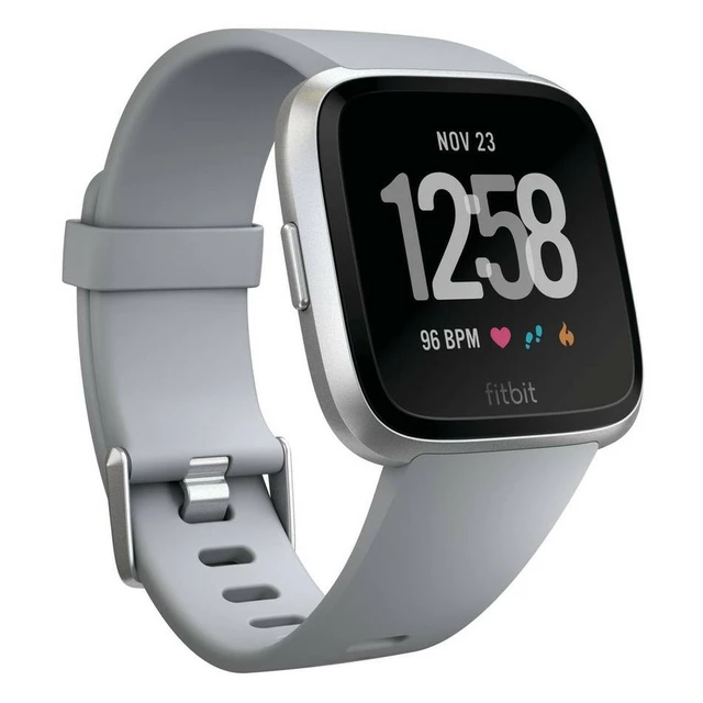 Smart Watch Fitbit Versa Gray/Silver Aluminum