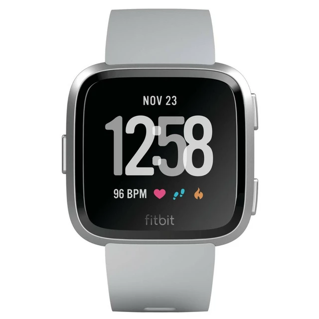 Chytré hodinky Fitbit Versa Gray/Silver Aluminum