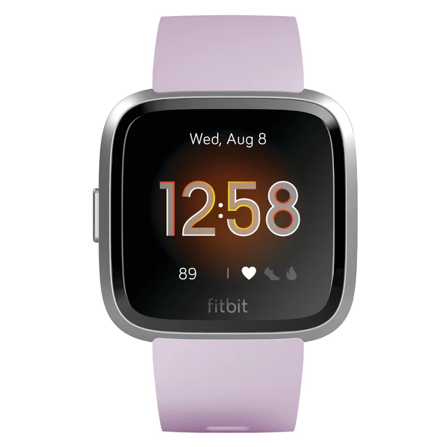 Fitbit Versa Lite okosóra lila/ezüst aluminum