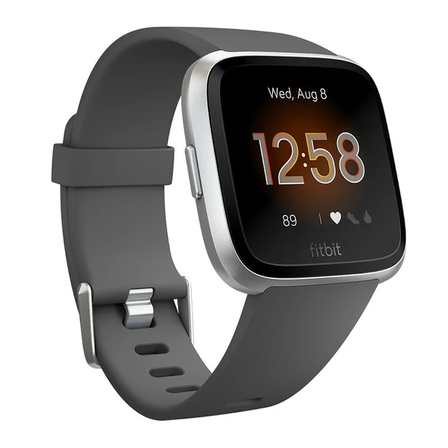 Inteligentné hodinky Fitbit Versa Lite Charcoal/Silver Aluminum