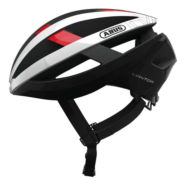 Cycling Helmet Abus Viantor - White - Red-White