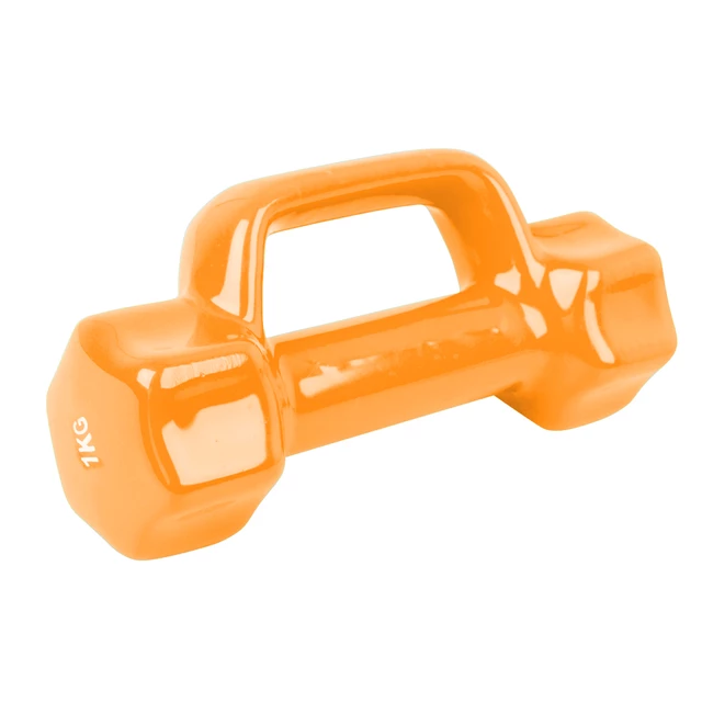 Vinyl Dumbbell Laubr 1 kg - Orange - Orange