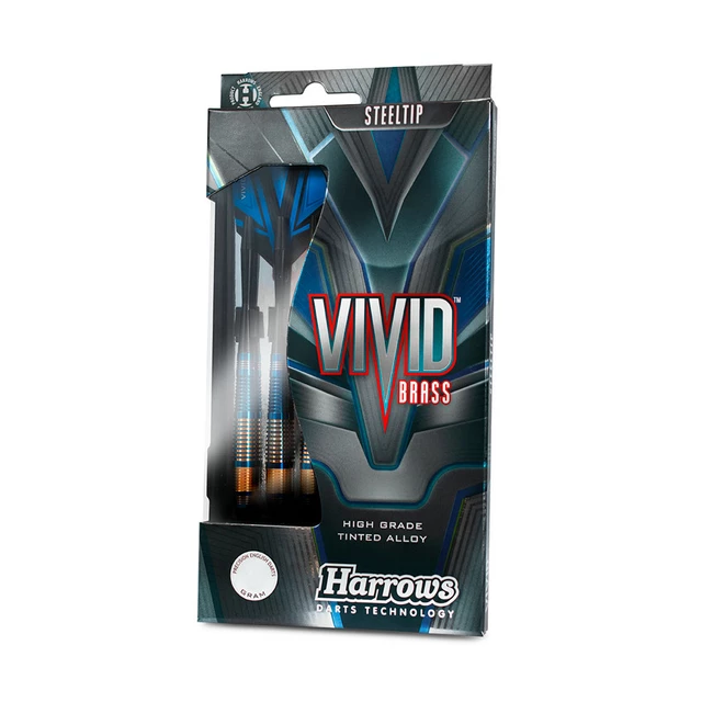 Darts Harrows Vivid Steel – 3 Pcs. - Black