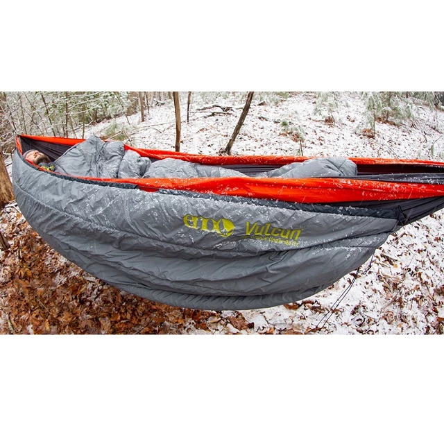 Hammock Insulation ENO Vulcan UnderQuilt - Charcoal/Orange