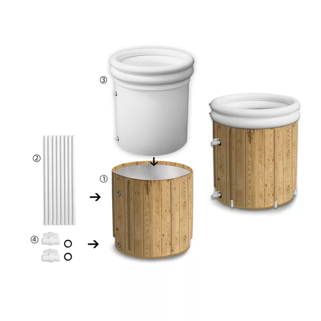 Přenosná otužovací káď inSPORTline FrostZen Pro II WDL