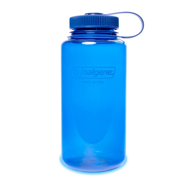 Outdoor Water Bottle NALGENE Wide Mouth Sustain 1 L - Seafoam - Denim