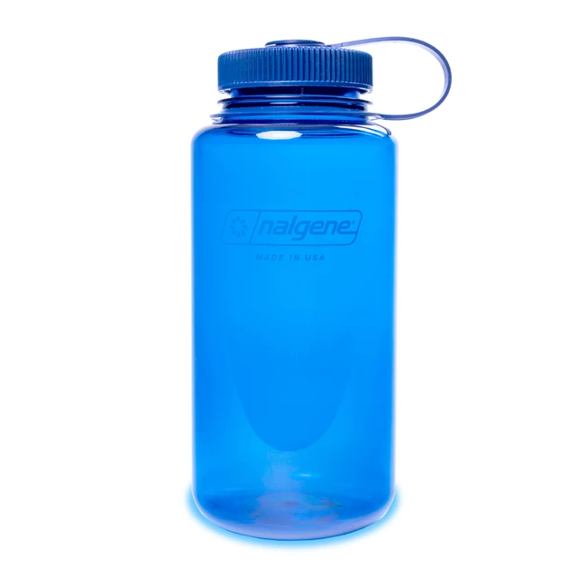 Outdoor Water Bottle NALGENE Wide Mouth Sustain 1 L - Trout Green 32 NM - Denim