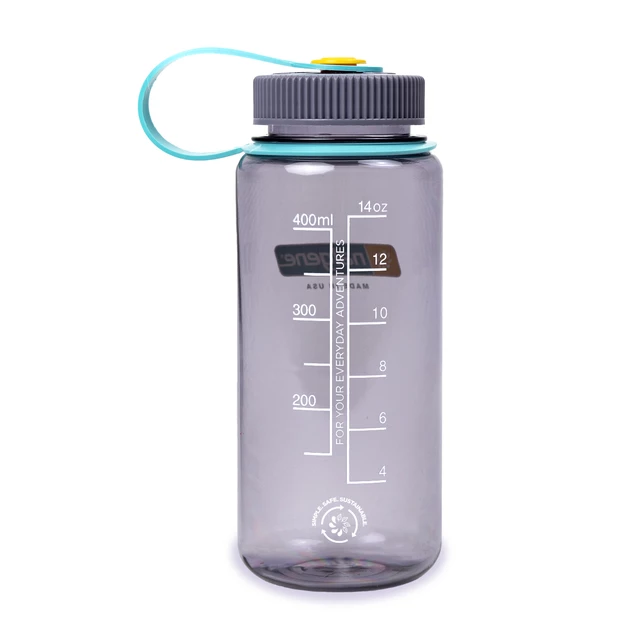 Outdoor Water Bottle NALGENE Wide Mouth Sustain 500 ml - Gray