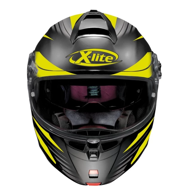 Moto prilba X-Lite X-1004 Nordhelle N-Com Flat Black-Yellow