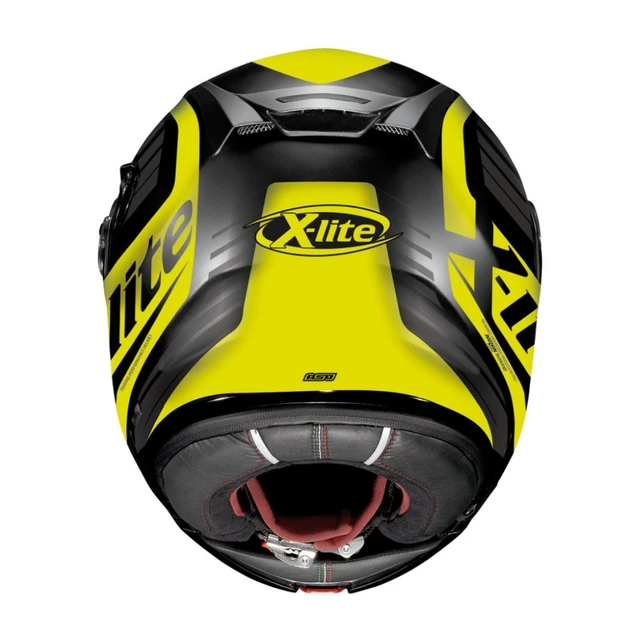 Výklopná moto prilba X-Lite X-1004 P/J Nordhelle N-Com Flat Black-Yellow - čierno-žltá