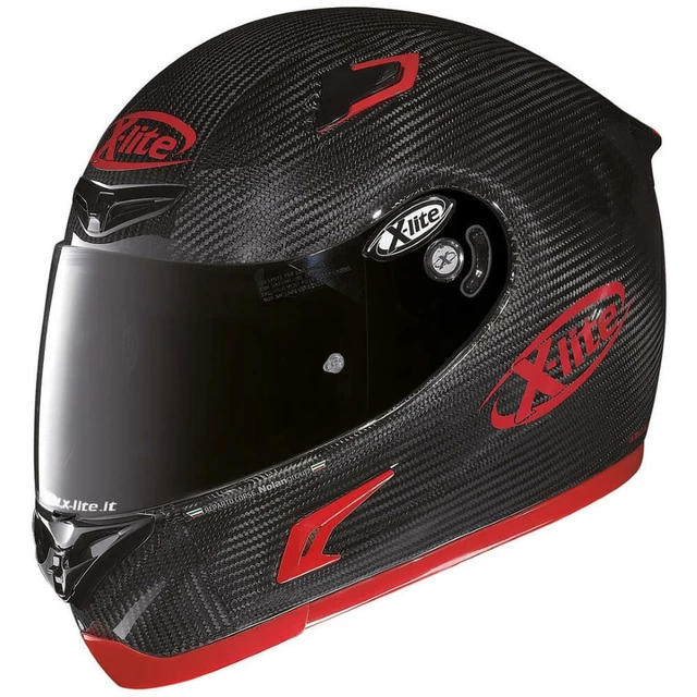Moto helma X-Lite X-802RR Puro Sport Carbon - XXL (63-64) - černo-červená