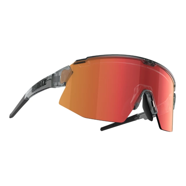 Sportowe okulary przeciwsłoneczne Bliz Breeze 023 - Transparent Dark Grey Brown - Transparent Dark Grey Brown