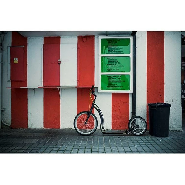 Koloběžka Yedoo Rodstr 20/16" - červeno-černá