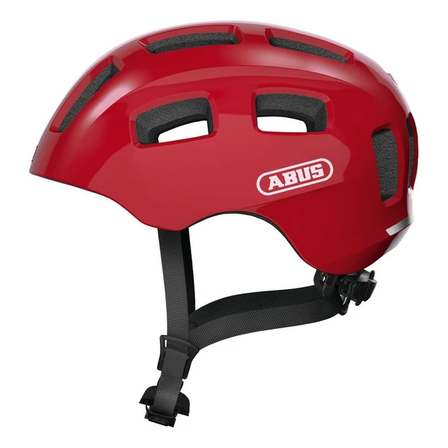 Children’s Cycling Helmet Abus Youn-I 2.0 - Signal Yellow - Blaze Red