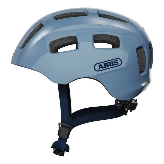 Children’s Cycling Helmet Abus Youn-I 2.0 - Black Violet - Glacier Blue