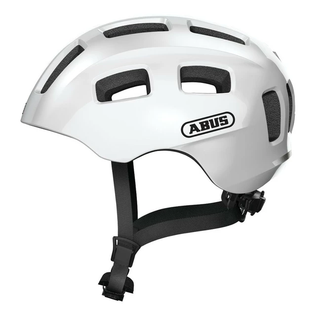 Children’s Cycling Helmet Abus Youn-I 2.0 - Blaze Red - Pearl White