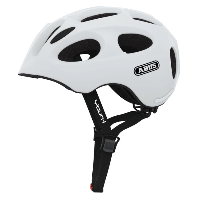 Children’s Cycling Helmet Abus Youn-I - Green, M (52-57) - White