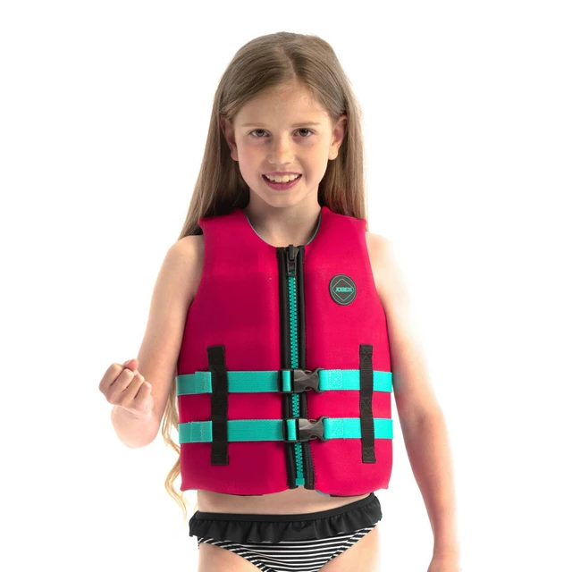 Children’s Life Vest Jobe Youth 2021 - Lime Green - Hot Pink
