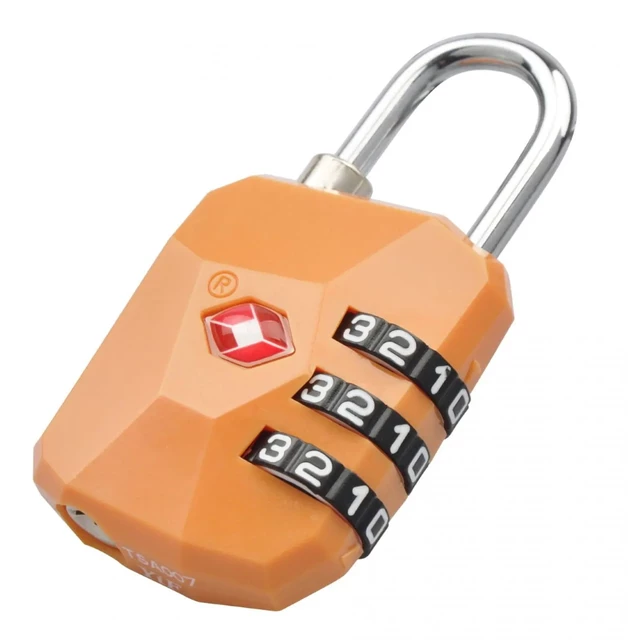 Suitcase Lock Munkees TSA Diamond - Fluo Orange