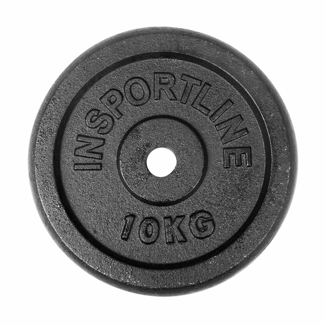 Plate-Loaded Barbell Set inSPORTline Castblack 120 cm/30 mm 45 kg