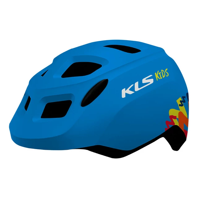 Gyerek kerékpáros sisak Kellys Zigzag 022 - piros - kék