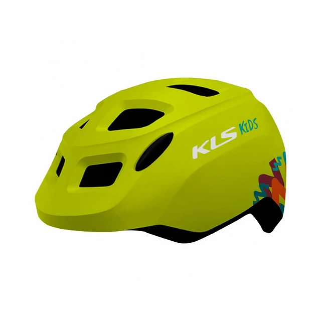 Detská cyklo prilba Kellys Zigzag 022 - Turquoise - Lime