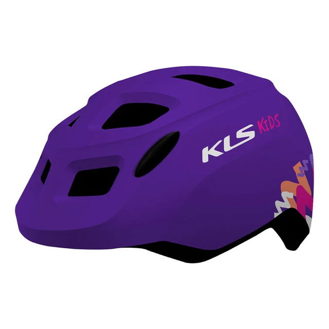 Detská cyklo prilba Kellys Zigzag 022 - Lime - Purple