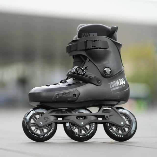 Rollerblades Powerslide Zoom Pro Black 100 Trinity