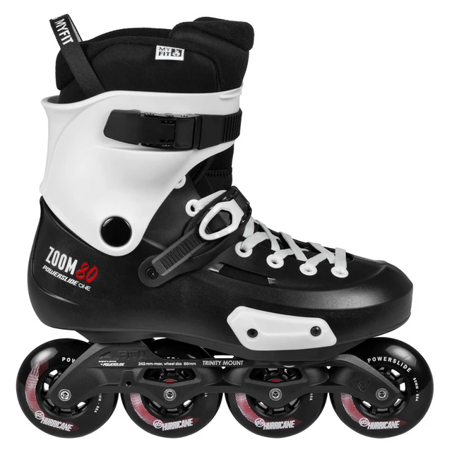 Kolečkové brusle Powerslide Zoom Pro Black 80 Trinity