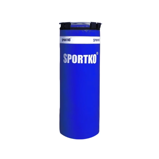 Children’s Punching Bag SportKO MP5 29x75cm - Black - Blue