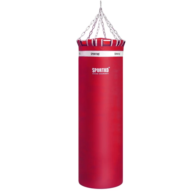 Worek bokserski SportKO MP02 45x150 cm - Czerwony - Czerwony