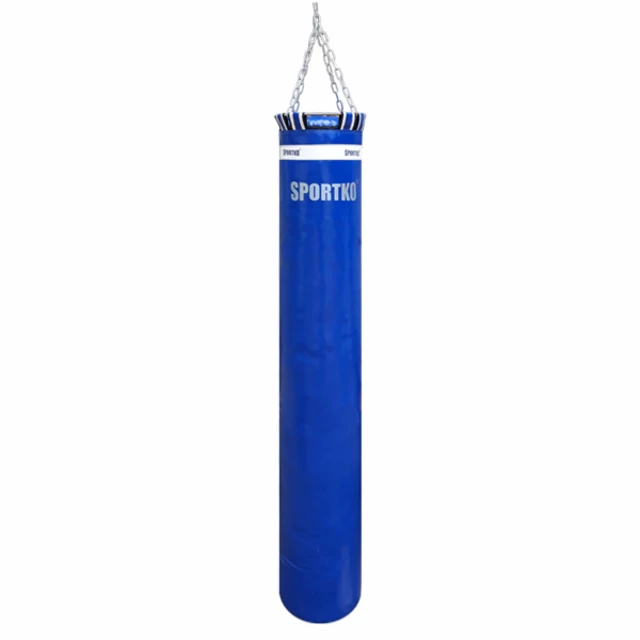 Worek treningowy SportKO MP03 30x180 cm / 65kg - Niebieski