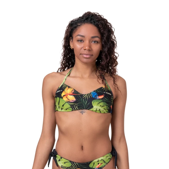 Bikini Top Nebbia Earth Powered 556 - Ocean Blue - Jungle Green