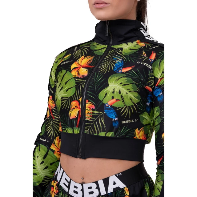 Bluza damska Nebbia High-Energy Cropped Jacket 564