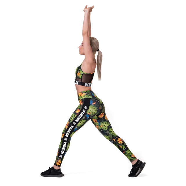 Dámske legíny Nebbia High Waist Performance Leggings 567 - Jungle Green