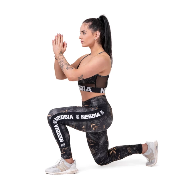 Női leggings Nebbia High Waist Performance Leggings 567 - Vulkanikus Fekete