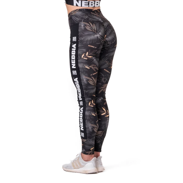 Női leggings Nebbia High Waist Performance Leggings 567 - Vulkanikus Fekete