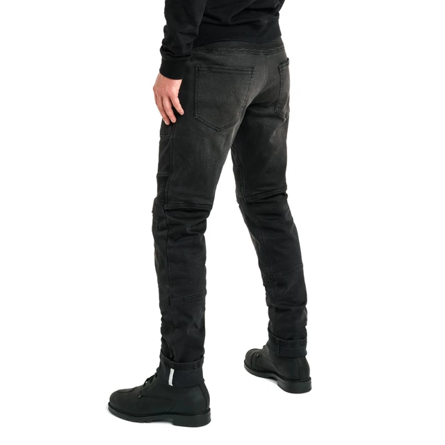 Men’s Motorcycle Jeans PANDO MOTO Karl Devil 2 - Black