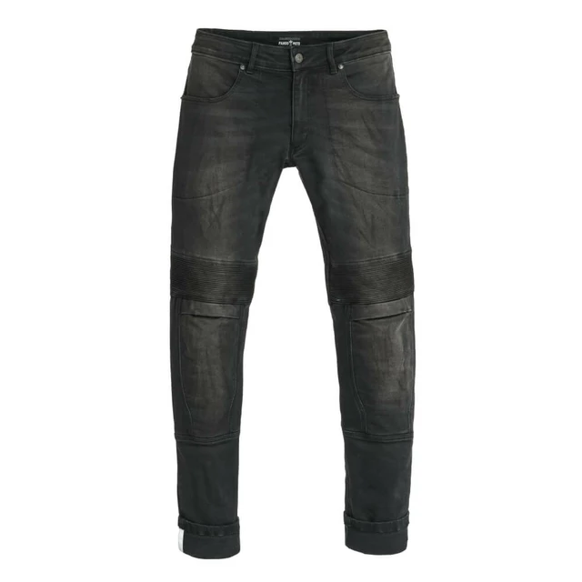 Men’s Motorcycle Jeans PANDO MOTO Karl Devil 2 - Black