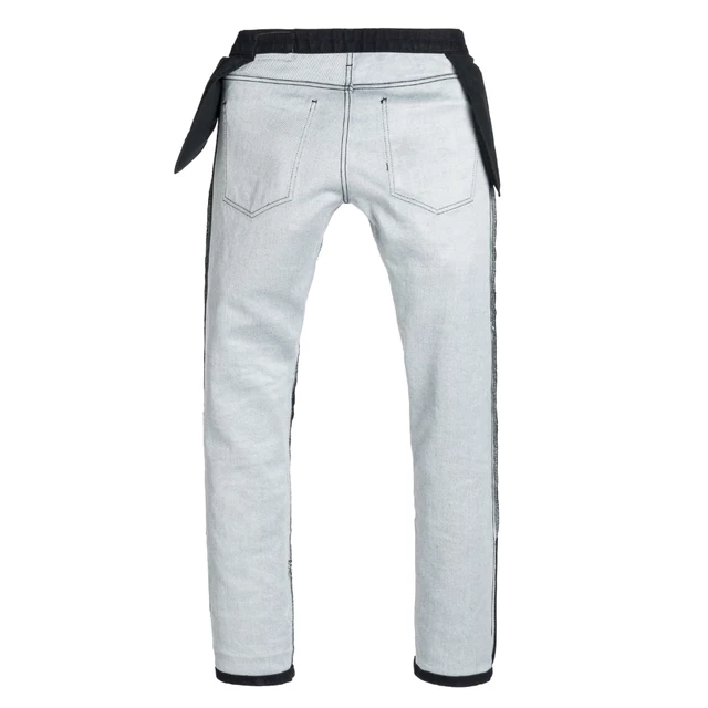 Pánské moto jeansy PANDO MOTO Steel Black