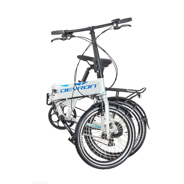 Skladací elektrobicykel Devron 20124 20" - model 2017 - šedá