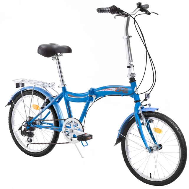 Skladací bicykel DHS City Line 2024 - model 2013 - biela - modrá
