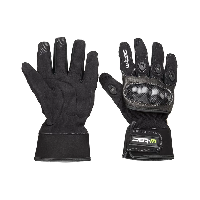 Moto Gloves W-TEC Beestle - Black - Black