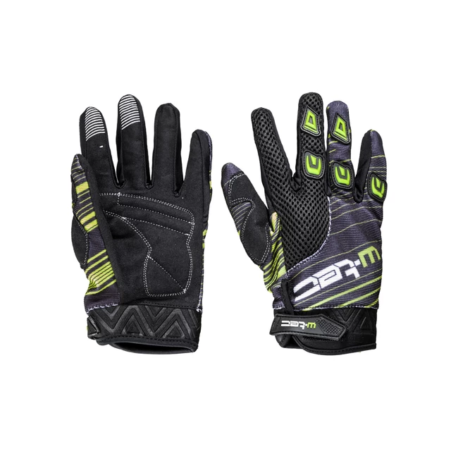 Moto Gloves W-TEC Heralt - Green - Green