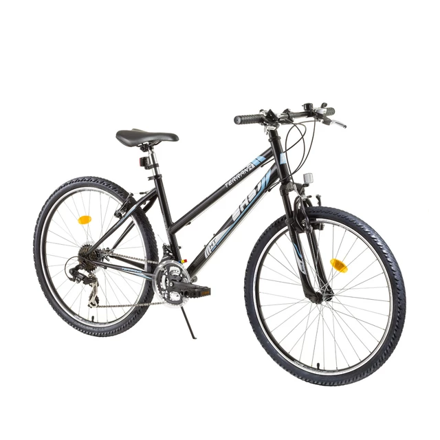 Dámsky horský bicykel DHS Terrana 2622 26" - model 2015 - bielo-modrá - čierno-biela