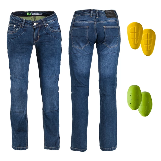 Damskie jeansowe spodnie motocyklowe W-TEC Kavec - OUTLET